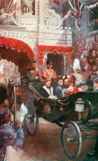 The Thanksgiving Service, 1872: The Procession to St. Paul