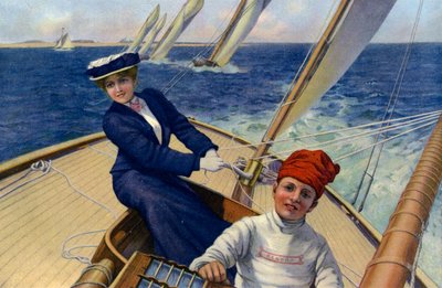The Winning Yacht by Charles Murray (after) Padday