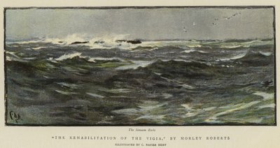 Illustration for The Rehabilitation of the Vigia, by Morley Roberts by Charles Napier Hemy