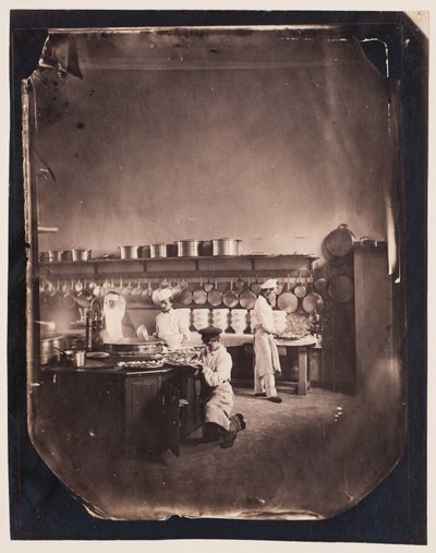Kitchen of the Imperial Asylum at Vincennes by Charles Nègre