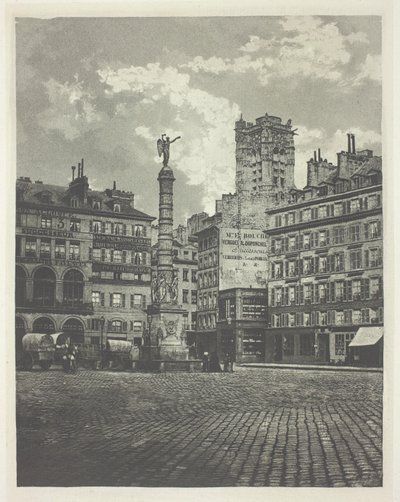 Paris, Place de Châtelet by Charles Nègre