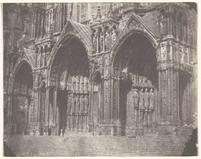 Portal on the South Side of the Cathedral of Chartres by Charles Nègre
