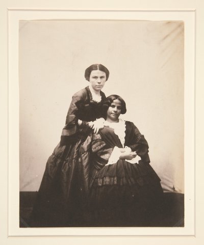 Portrait of Two Women by Charles Nègre