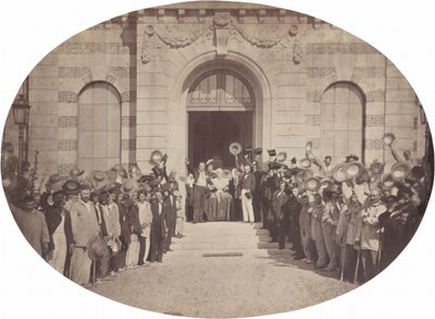 Imperial Asylum of Vincennes: August 15, Salute to the Emperor, 1859 by Charles Nègre