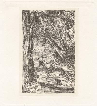 Plate XI – The Woodcutter by Charles Nègre