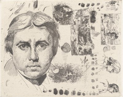 Portrait of Ingres, 1844, printed 1982 by Charles Nègre