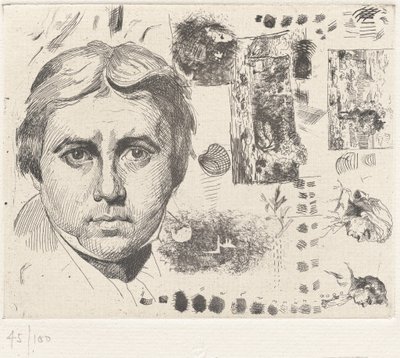 Portrait of Ingres by Charles Nègre, André Jammes