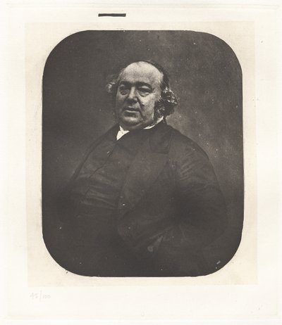 Plate IX – Portrait of Jules Janin, by Nadar by Charles Nègre, Nadar, André Jammes