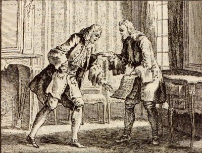 The Contract by Charles Nicolas Cochin