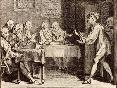 King Candaules and the Master of Law by Charles Nicolas Cochin