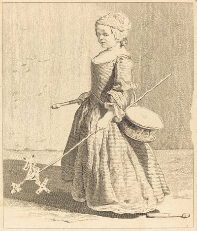 The Young Soldier by Charles Nicolas Cochin I after Jean Siméon Chardin