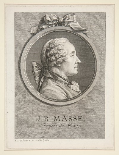 Portrait of Jean-Baptiste Masse by Charles Nicolas Cochin the younger