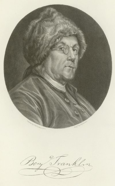 Benjamin Franklin by Charles Nicolas II Cochin