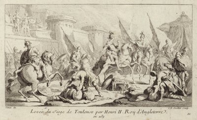 King Henry II of England Lifting the Siege of Toulouse by Charles Nicolas II Cochin