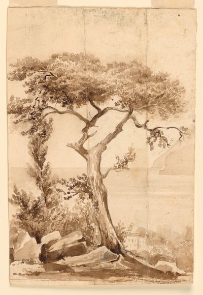 At the Coast of the Mediterranean Sea by Charles Nicolas Ransonnette