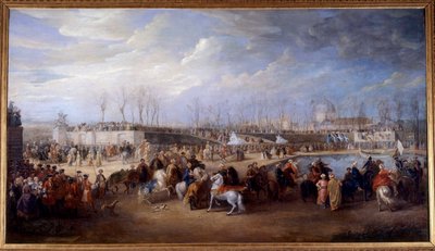 Reception of Mehemet Effendi Turkish Ambassador to the Great Sultan Achmet by King Louis XV on 21 March 1721 at the Tuileries by Charles Parrocel