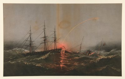 The U.S. Frigate Sabine, Rescuing a Battalion of U.S. Marines from the Transport Governor by Charles Parsons