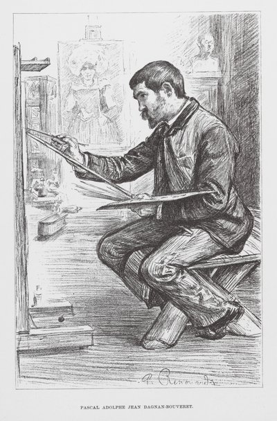 Pascal Adolphe Jean Dagnan-Bouveret by Charles Paul (after) Renouard