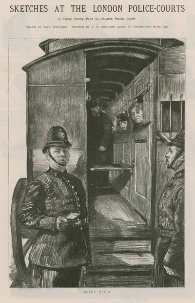 Sketches at the London Police Courts by Charles Paul Renouard