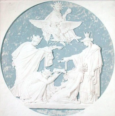 Design for a Medallion Depicting the Glory of Napoleon by Charles Percier