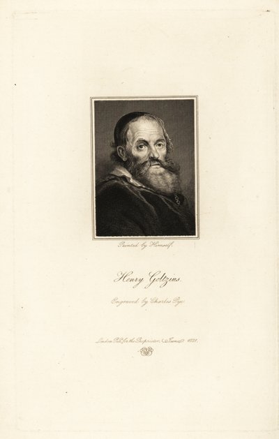 Portrait of Hendrick Goltzius by Charles Pye