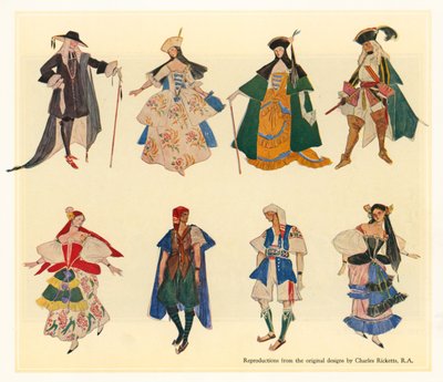 Original Designs for The Gondoliers by Charles Ricketts