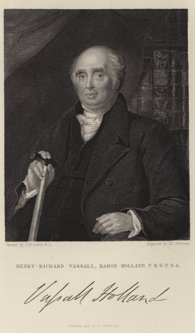 Henry Richard Fox by Charles Robert Leslie