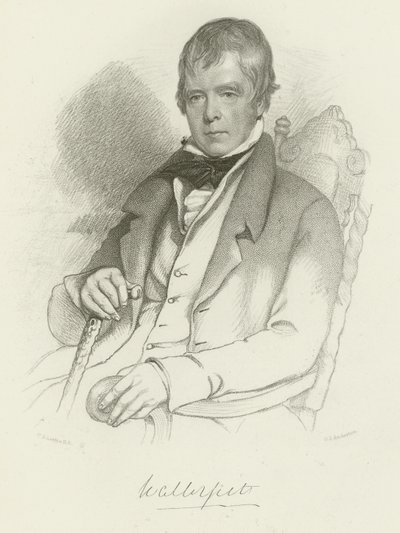 Sir Walter Scott by Charles Robert Leslie