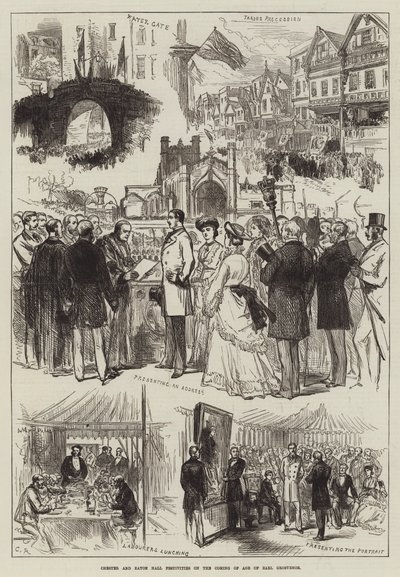 Chester and Eton Hall Festivities on the Coming of Age of Earl Grosvenor by Sir John Charles Robinson