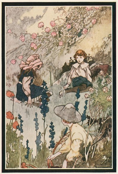 He Would Lie on the Grass Watching Things Growing by Charles Robinson