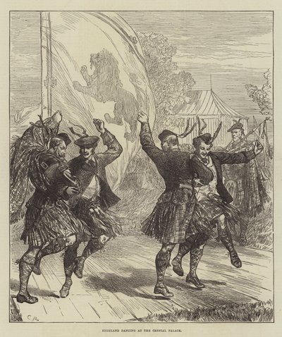 Highland Dancing at the Crystal Palace by Sir John Charles Robinson
