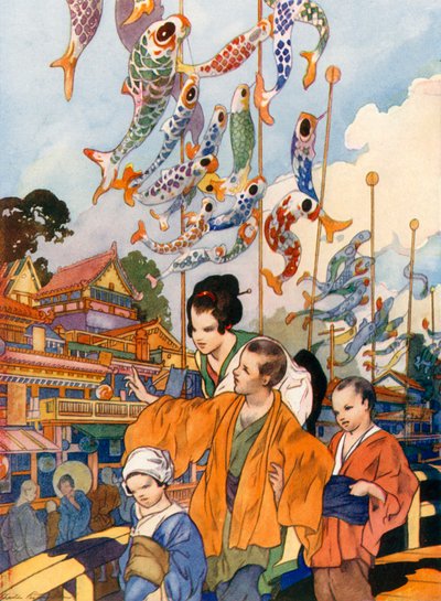 The Feast of the Flags in Japan by Charles Robinson