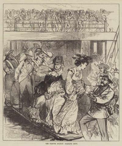 The Statue Holiday, Margate Jetty by Sir John Charles Robinson