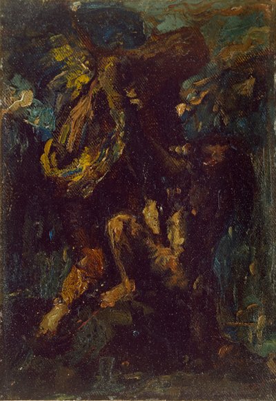 Jacob Wrestling with the Angel by Charles S Ricketts