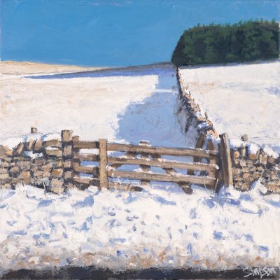 Roadside Gate, 2017 by Charles Simpson