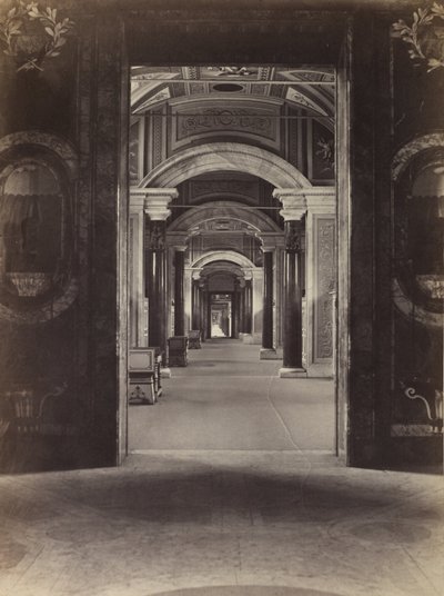 Library of the Vatican, c.1860 by Charles Soulier