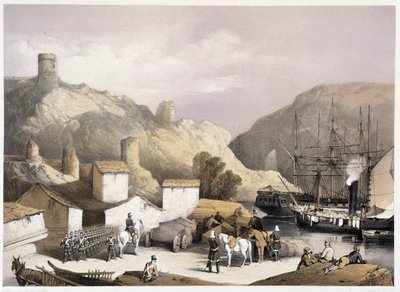 Port of Balaclava in “Sebastopol” by Ch.Hardinge. Litho by Vincent Brooks, d. London 1855 Henry Graves by Charles Stewart Hardinge