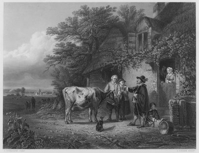 The Cow-Doctor (from the picture in the Royal Collection) by Charles Tschaggeny