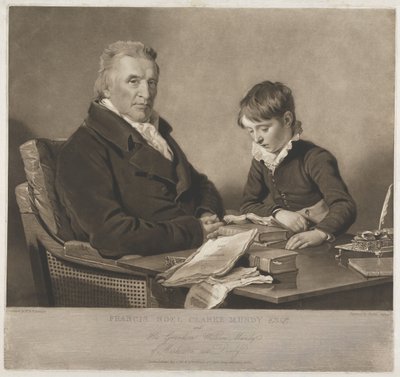 Francis Noel Clark Mundy and His Grandson, William by Charles Turner