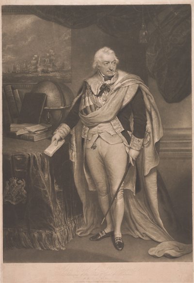 John, Earl of St. Vincent, Admiral of the Red by Charles Turner