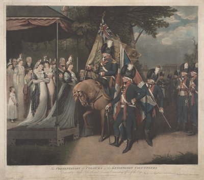 The Presentation of Colours to the Kensington Volunteers by Charles Turner