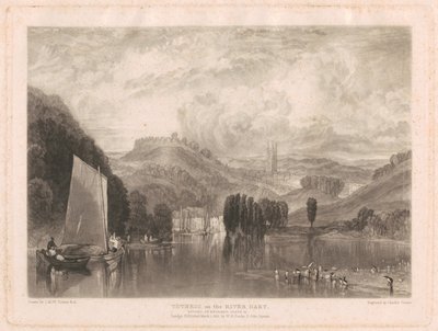 Totnes, on the River Dart by Charles Turner
