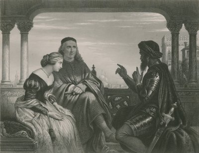 Othello Relating his Adventures by Charles West Cope