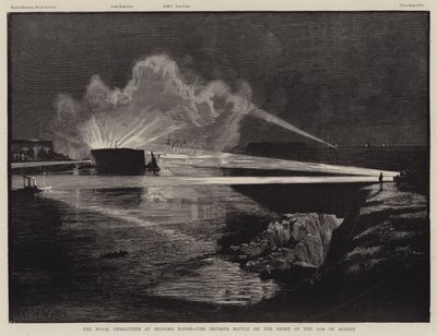 The Naval Operations at Milford Haven, the Decisive Battle on the Night of 17 August by Charles William Wyllie