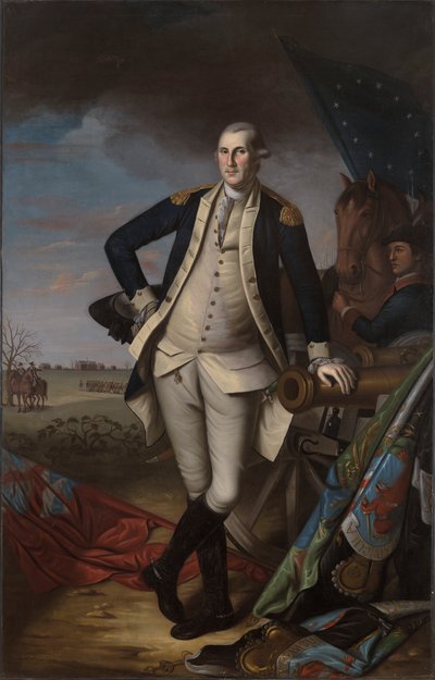 George Washington at the Battle of Princeton by Charles Willson Peale