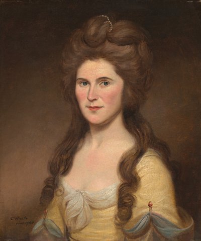 Rebecca Bryan White Mrs. John White, 1788 by Charles Willson Peale