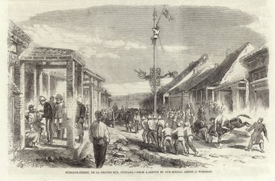 Punjaub Street by Charles Wirgman