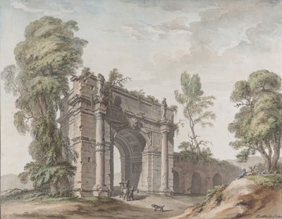 Design for a Triumphal Arch for the Gardens at Chateau d