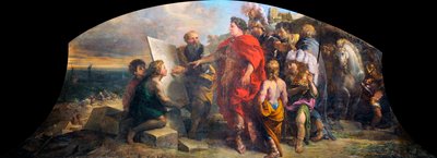Augustus Building the Port of Miseno by Charles de la Fosse