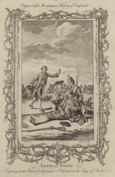 The Death of General Wolfe at the Siege of Quebec by Charles the Elder Grignion